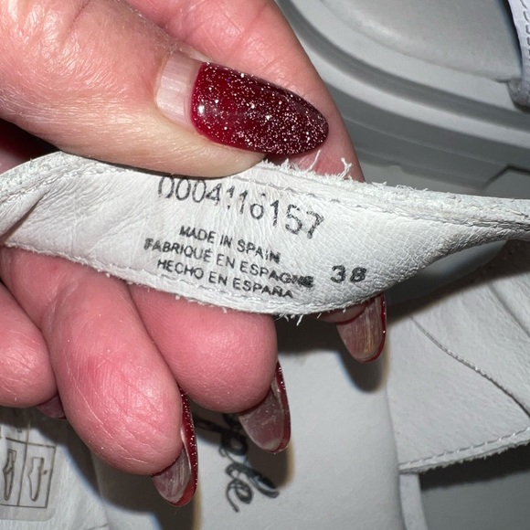 Free People Delaney Sandal In White Sz 7 - Picture 8 of 12